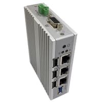 Встраиваемая электронно-вычислительная машина NT3435-00G (Chassis: NET-I, MB: 2I380D-D92-00, Bay Trail-D J1900, DDR3L 2Gb, 3x INTEL Giga LAN I211-AT, 4x USB, VGA, DC IN Power Jack, Apacer mSATA SSD 16Gb, SM220-M242 (APM2T42SM22016GTN-4ETM) Power Adapter 30W/12V w/EU type code) + крепёж на DIN рейку 6G302A-1301-0300 для MIRO-2 / MIRO-3 / SKY-2/SKY-3 / NET-I / NET-II 40 x 144 mm - фото 1