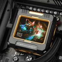Жидкостная система охлаждения Thermalright Вентилятор Cooler Thermalright Frozen Warframe 240 Black Argb/ Display/ all Intel/AMD - фото 8
