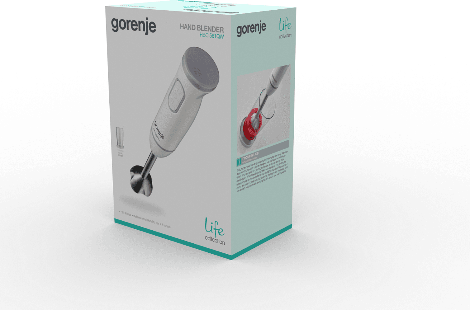 Блендер погружной HBC561QW 733350 WHITE GORENJE
