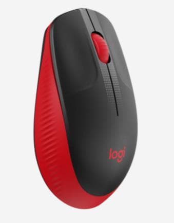 Мышь беспроводная M190 BLACK/RED 910-005926 LOGITECH