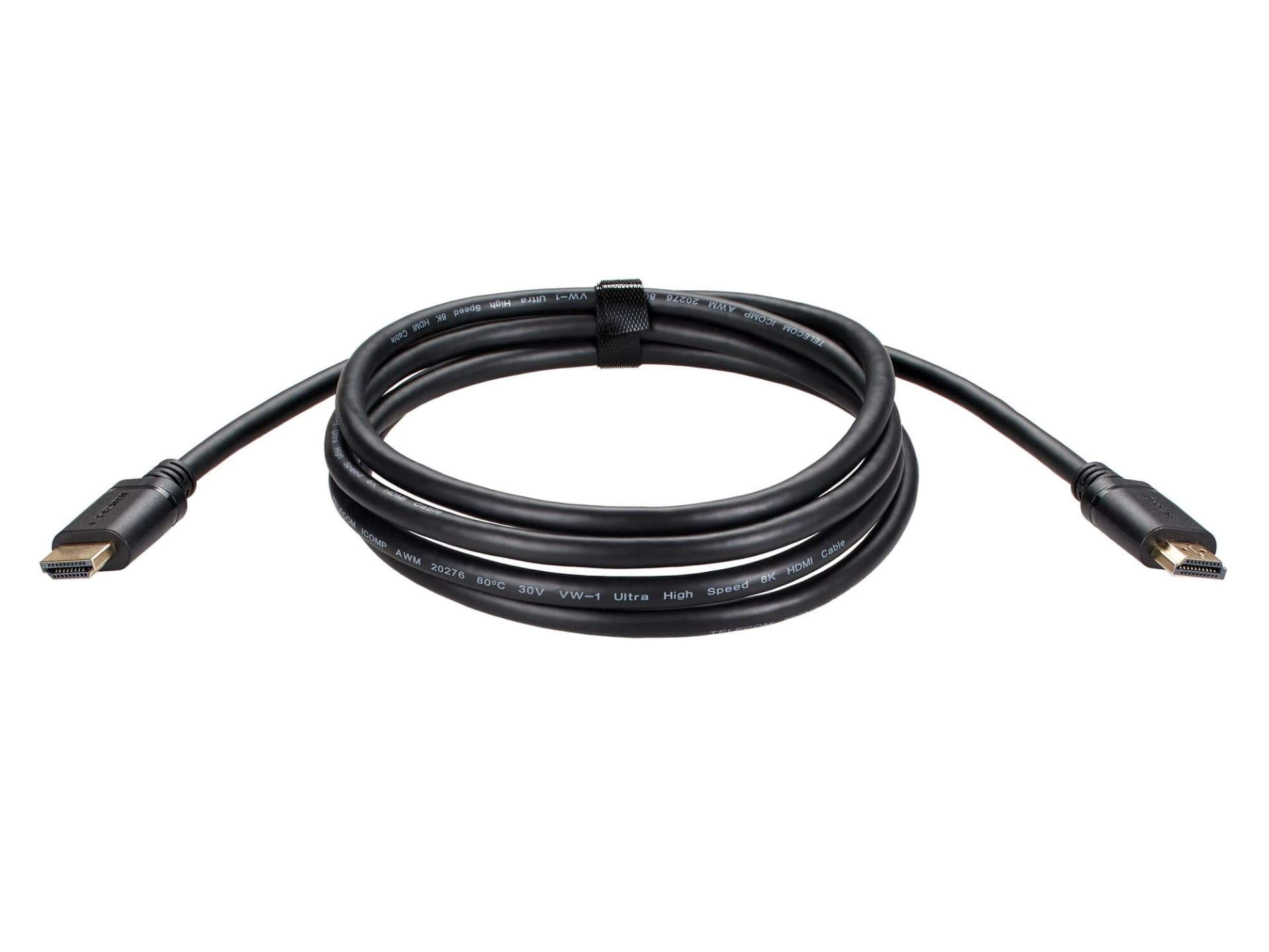Кабель HDMI 19M/M,ver. 2.1 8KX60Hz (Econom) 2m TCG245C-2M TELECOM