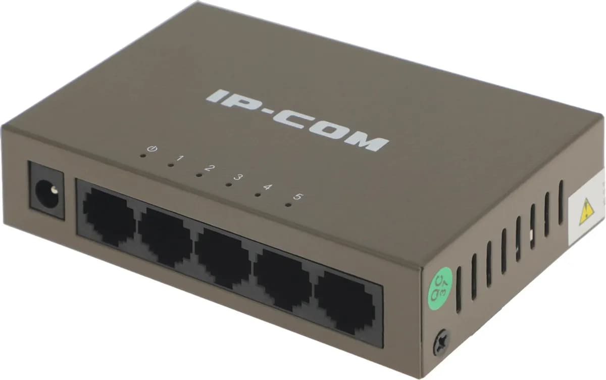 Коммутатор настольный 5-портовый F1005 IP-COM TENDA