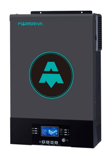Автономный солнечный инвертор, 6кВт MR-SPF6000K, 230V, RS232/RS485-48В, Съемный LCD-модуль управления, MARSRIVA