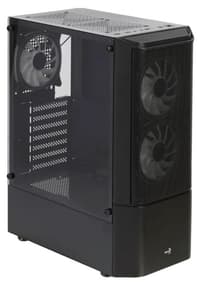 Корпус MIDITOWER ATX,micro ATX,mini-ITX W/PSU 7x12cm Fan(1 предустановлен) черный с окном Quantum-G-BK-v2 4710562758511 AEROCOOL - фото 2