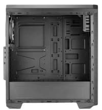 Корпус MIDITOWER ATX, Micro-ATX, Mini-ITX W/PSU 7х12cm ARGB Fan(1 предустановлен) черный с окном GENESIS-G-BK-v2 4711099473892 AEROCOOL - фото 2