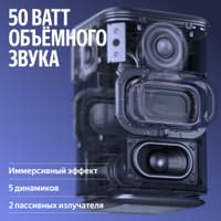 Умная колонка Yandex Станция 3 Алиса черный 50W 2.1 BT/Wi-Fi (YNDX-00060BLK) - фото 7