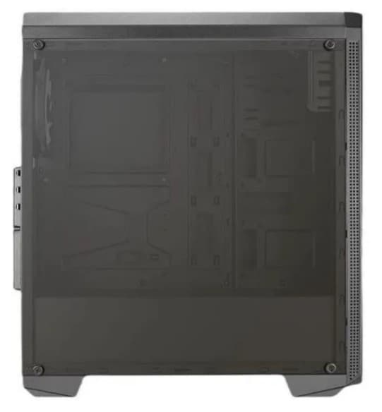Корпус MIDITOWER ATX, Micro-ATX, Mini-ITX W/PSU  7х12cm ARGB Fan(1 предустановлен) черный с окном GENESIS-G-BK-v2 4711099473892 AEROCOOL