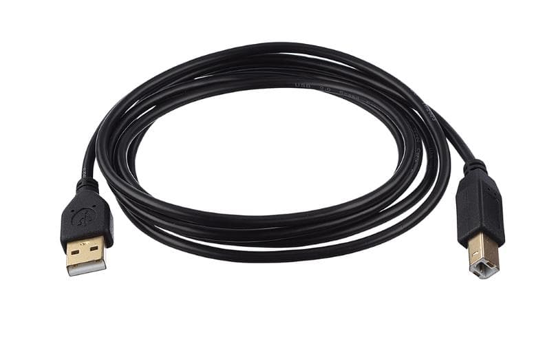 Кабель USB A (M)/USB B (M) 1.8M 00-00027492 BLACK GoPower
