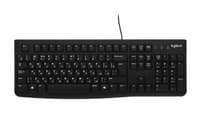 Клавиатура K120 USB 104кл. EN/RU черная/белая раскладка 920-002522 LOGITECH - фото 2