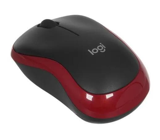 Мышь беспроводная M186 RED 910-004133 LOGITECH