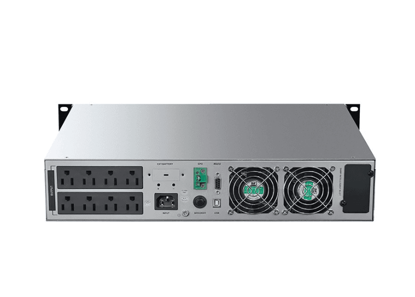Онлайн ИБП MR-US3KRT-HTIE, 3кВА/3кВт, 96В, Вход: С20, Выход: 8*IEC C13 + 1*IEC C19, без батареи, стоечный, MARSRIVA