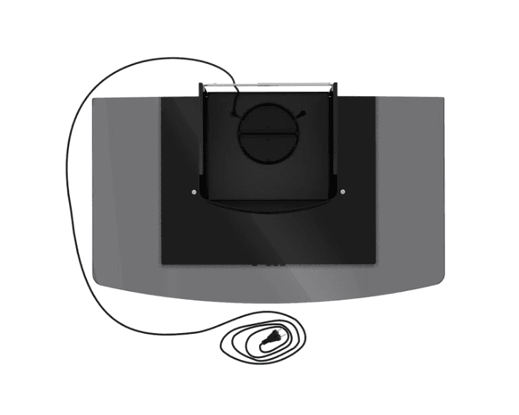 Вытяжка настенная AMETHYST 90P-650-K3D черный/прозрачный ELIKOR
