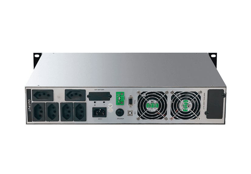 Онлайн ИБП MR-US1KRT-TIE, 1кВА, 2*12B/9Ач, Вход: С14, Выход: 8*IEC C13, стоечный, MARSRIVA