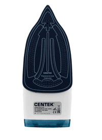 Утюг Centek CT-2319 синий/белый, 2400 Вт, 40 г/мин, 140 г/мин, 480 мл - фото 1