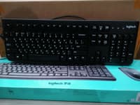 Клавиатура + мышка DESKTOP MK120 BLACK RUS 920-002589 LOGITECH - фото 1