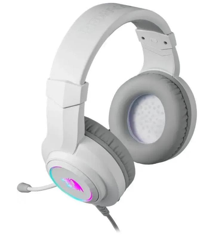Redragon Игровая гарнитура Hylas Белые, RGB, 3.5 Jack