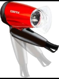 Фен Centek CT-2230 фиолетовый/белый, 1200 Вт, компактный - фото 8