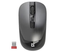 Defender Мышь беспроводная оптическая Wave MM-995, USB, симметричная, 800/1200/1600 dpi, бронза. - фото 5