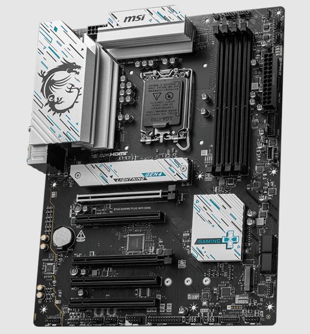 Материнская плата B760 S1700 ATX B760 GAMING PLUS WIFI DDR4 MSI