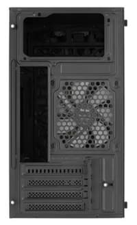 Корпус MINITOWER Micro-ATX,Mini-ITX W/PSU 3х12cm fan RGB(1 предустановлен) черный с окном EVO Mini-G-BK-v1 4711099472352 AEROCOOL - фото 4