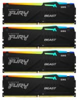 Модуль памяти DIMM 64GB (16GBх4) DDR5-6000 RGB KF560C40BWAK4-64 KINGSTON
