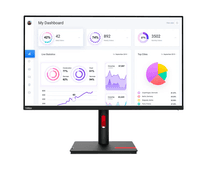 Монитор Lenovo 31.5" T32p-30, 16:9, IPS, UHD, 4ms, 350cd, 60Hz, HDMI, DP, USB, USB-C, LAN, HAS - фото 5
