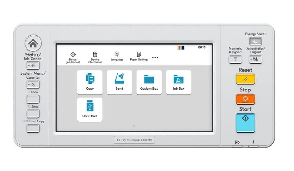 МФУ лазерный Kyocera Ecosys MA4000fx(110C1B3NL0) монохромное A4