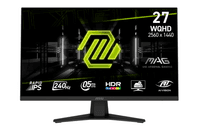 Монитор MSI 27" MAG 274QF X24, IPS,QHD, 0,5ms, 250cd, 240Hz, HDMI, DP - фото 2