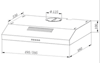 GOOD, Кухонная вытяжка ELIKOR КВ ECO 60 WH белый, 60 см, 550 м3/ч - фото 8