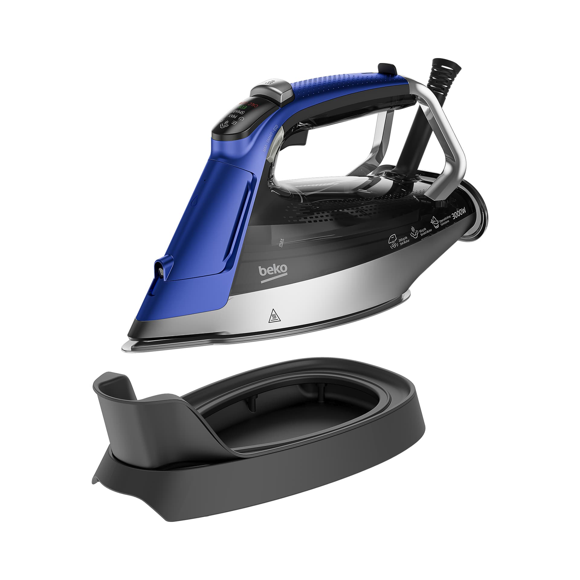 Утюг SPA 9130 B 8818473200 чёрный/синий BEKO