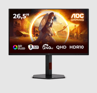 Монитор AOC 26,5" Q27G4ZDR, 16:9, QD-OLED, QHD, 0,03ms, 400cd, 240Hz, HDMI, DP, USB, HAS - фото 8