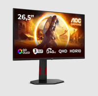 Монитор AOC 26,5" Q27G4ZDR, 16:9, QD-OLED, QHD, 0,03ms, 400cd, 240Hz, HDMI, DP, USB, HAS - фото 15