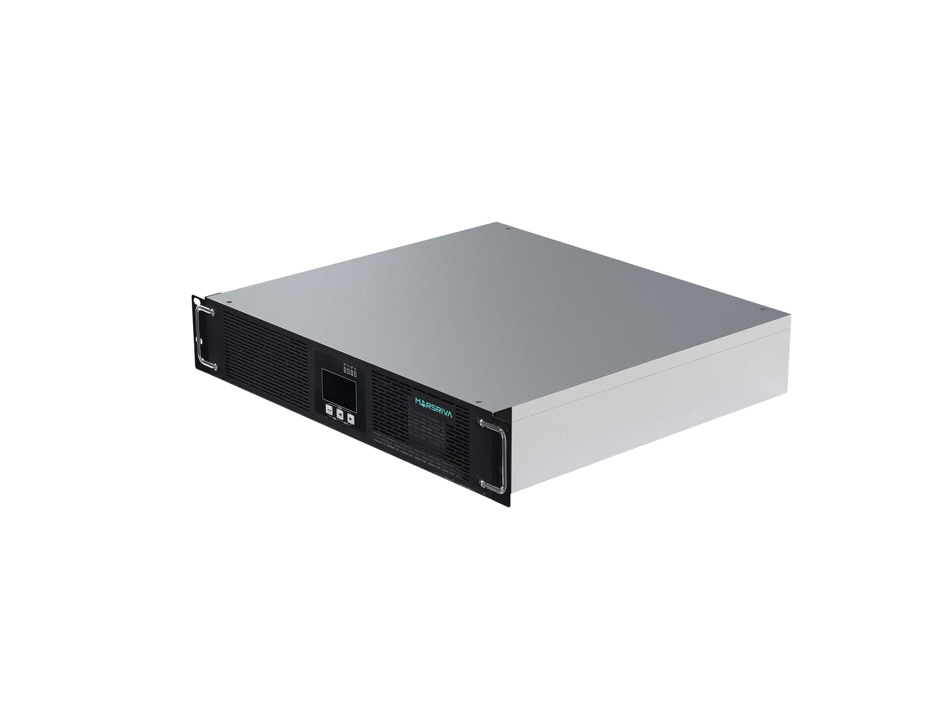 Онлайн ИБП MR-US1KRT, 1кВА, 2*12B/9Ач, Вход: С14, Выход: 2*CEE 7/3, стоечный, MARSRIVA