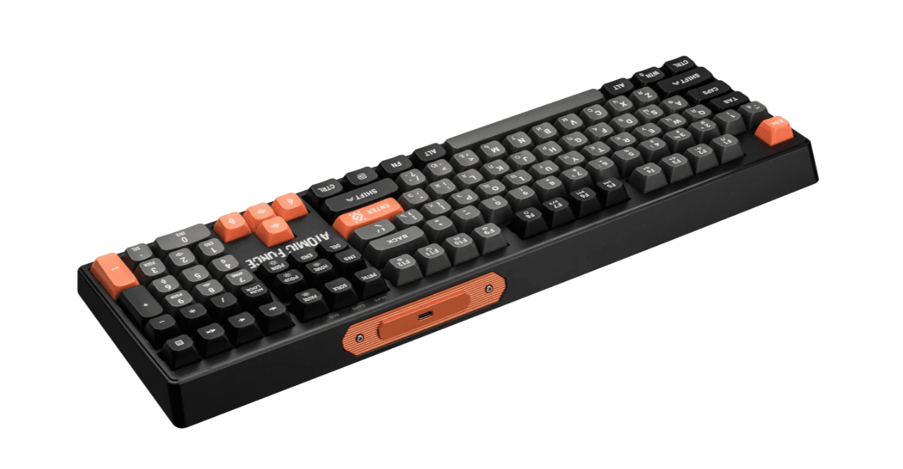 Клавиатура игровая 108кн+FN чер/бел.кл. RGB Atomic Force GK-005 45005 DEFENDER