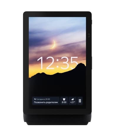 Умная колонка Яндекс Станция Дуо Макс с Zigbee, черная, YNDX-00055BLK 