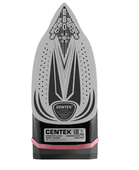Утюг Centek CT-2313 розовый/черный, 2400 Вт, 50 г/мин, 185 г/мин, 350 мл - фото 5
