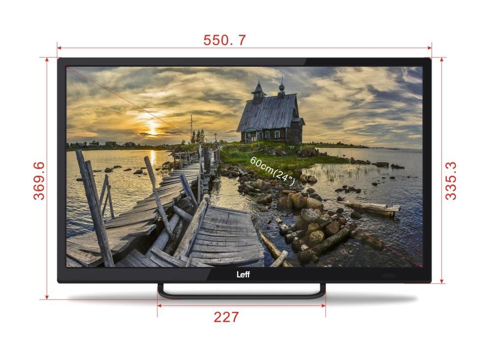 Телевизор 24" DLED HD 24H240T LEFF