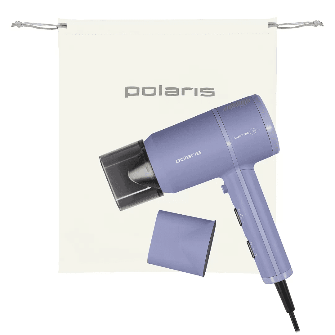 Фен PHD 2044Ti Quattro Ionic лавандовый POLARIS
