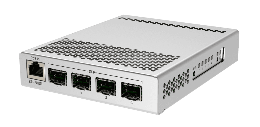 Маршрутизатор 4 SFP+ CRS305-1G-4S+IN MIKROTIK