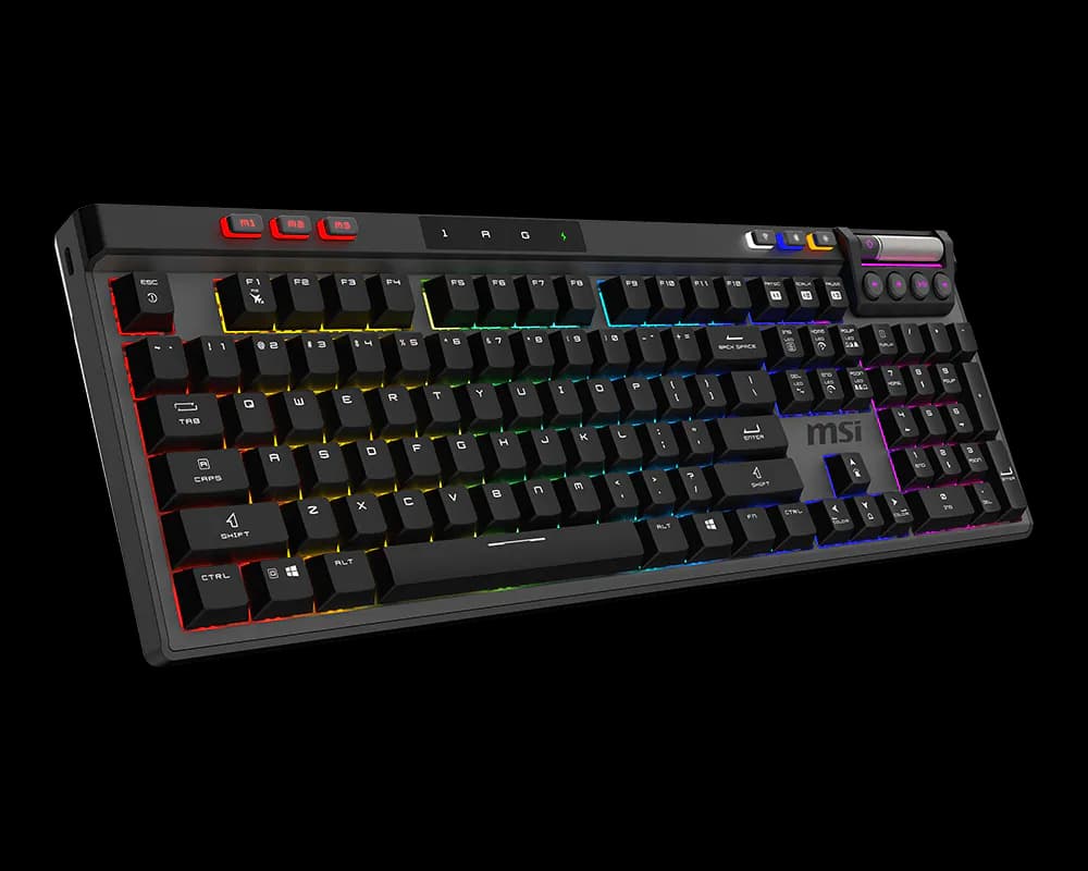 Клавиатура GAMING RU STRIKE PRO W SILENT MSI