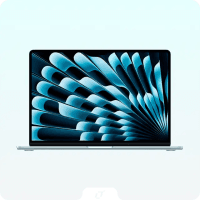 Ноутбук Apple Macbook Air 15 - M4 / 10C-10C / 24GB / 512GB / Sky Blue MC7D4