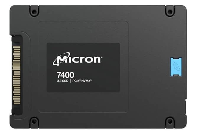Накопитель SSD PCIE 3.2TB 7400 MAX  MTFDKCC3T2TFC-1AZ1ZABYY U.3 NVMe 6600/3500 3DWPD MICRON