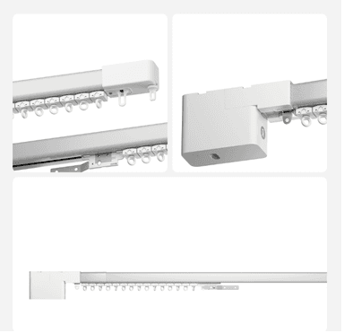 Умный карниз для штор Яндекс, длина 1,8-3м, работает с Алисой, Zigbee, YNDX-00591