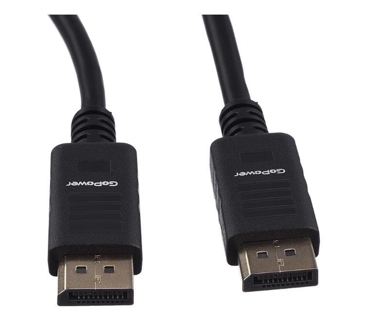 Кабель DP (M)/DP (M) 1.8M 00-00028932 BLACK GoPower