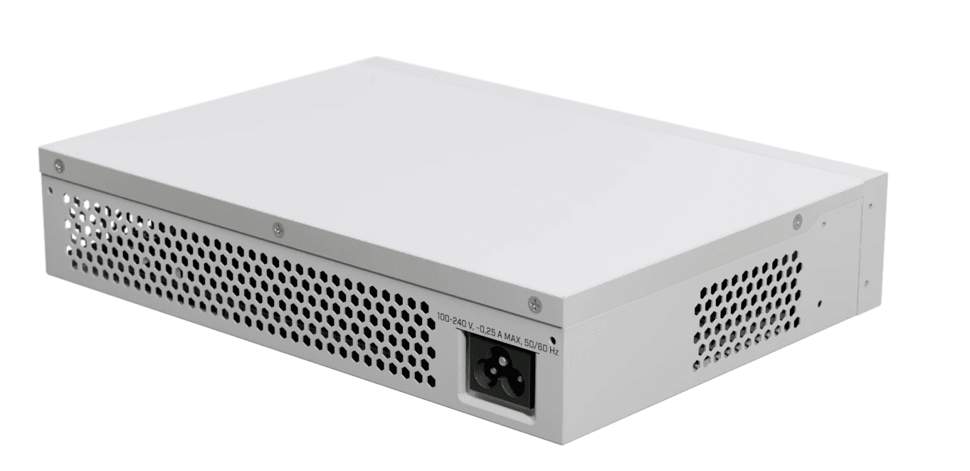 Коммутатор на 16 гигабитных портов и 2 SFP+ CSS318-16G-2S+IN MIKROTIK