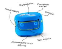 Умная колонка Yandex Станция Лайт 2 Алиса синий 6W 1.0 BT/Wi-Fi 10м (YNDX-00026BLU) - фото 4