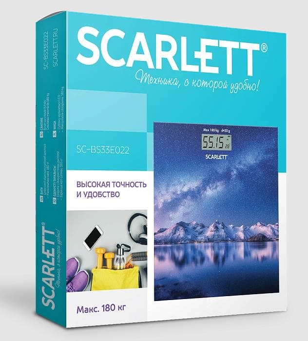 Весы напольные SC-BS33E022 SCARLETT
