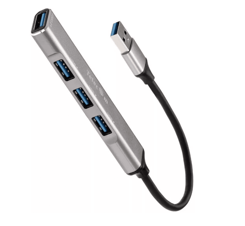 Переходник USB 3.0 -USB3.0+3 USB2.0, Aluminum Shell, 0.2м Telecom TA308U TELECOM