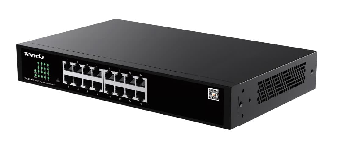 Коммутатор 16GE облачный управляемый TEG2216D TENDA
