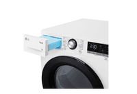 Сушильная машина LG DC90V3V6W белый, 9 кг, сушка - тепловой насос, программ - 14, 60 x 85 x 66 см - фото 4